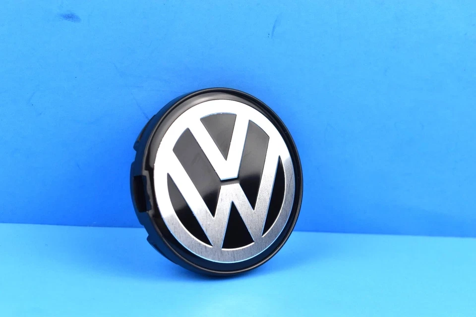 4PC Volkswagen Jetta Golf Passat 55mm 2.17" Center Wheel Cap 6N0601171 Foto 2 de 4