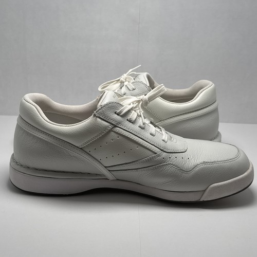 Zapato para caminar Rockport Prowalker Oxford de cuero blanco para hombre talla 9 K71098 - Imagen 13 de 22