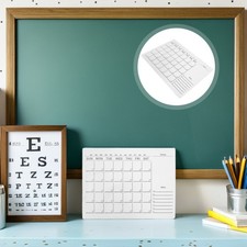  2 adesivi per lavagna cancellabile a secco: foglio di lavagna bianca rimovibile