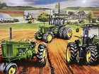John Deere FAMILY Metal Sign 8x12 Wall Decor Tractor Farm — photo 1