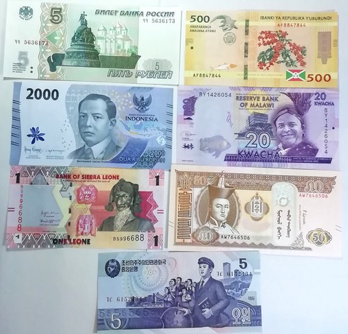 Starter-Set, 15 LÄNDER, 15 BANKNOTEN, UNC. - 第 2/3 張圖片