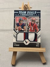 C.J. Stroud Tank Dell Team Duals Rookie Patch /49 Texans 2023 Rookies & Stars