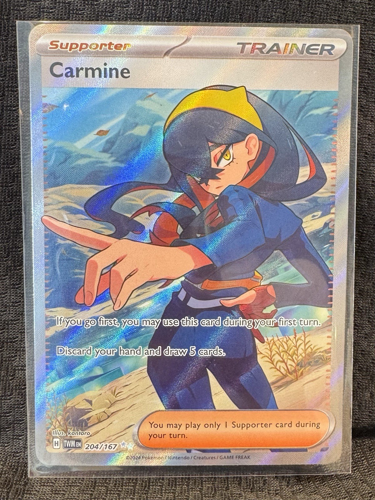 🎭✨ Carmine #204/167 – Twilight Masquerade Ultra Rare NM ✨🎭
