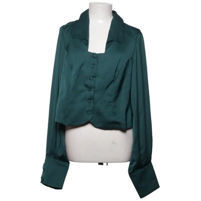 Miss Candyfloss, Bluse, Größe: 2XL, Grün, Polyester, Einfarbig, Satin #lly