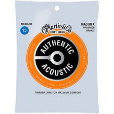 Martin Authentic Acoustic Flexible Core Phosphor Bronze Medium Guitar Strings