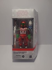 New Star Wars Black Series Mandalorian Warrior Holiday Edition 6  Action Figure