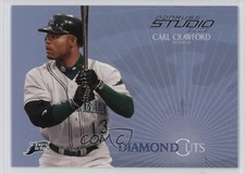2005 Donruss Studio Diamond Cuts /1250 Carl Crawford #DC-20 1k2s