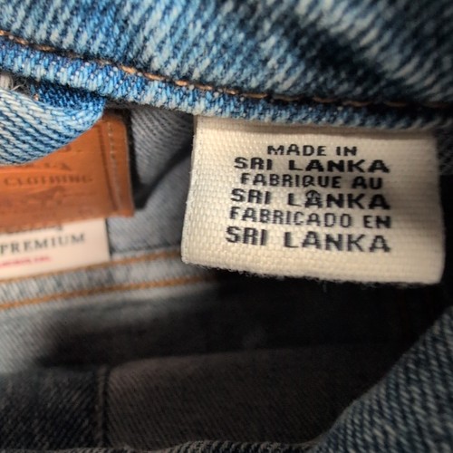 Levi's Jacket Womens M Blue Denim Button Up Distressed Comfort Casual Stretch - Afbeelding 7 van 11