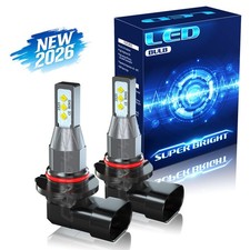 Ice Blue H10 9145 Led Fog Light Bulb 8000k Xd For Chrysler 300 300c 2005-2010 2x Ice Blue H10 9145 Led Fog Light Bulb 8000k Xd For Chrysler 300 300c 2005-2010 2x