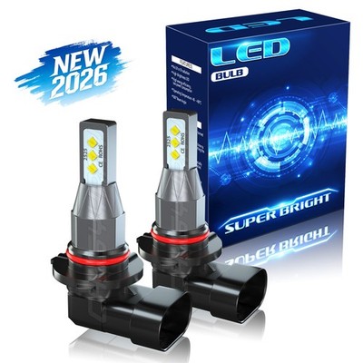 Ice Blue H10 9145 LED Fog Light Bulb 8000k XD For Chrysler 300 300C 2005-2010 2X