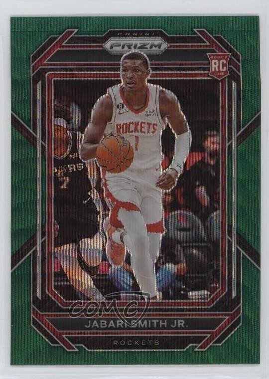 2022-23 Panini Prizm Green Wave Prizm Jabari Smith Jr #228 2w0