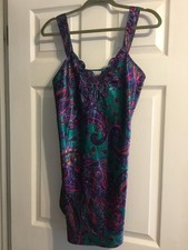 90's VTG CALIFORNIA DYNASTY Nightgown Chemise LIQUID SATIN Women's Medium