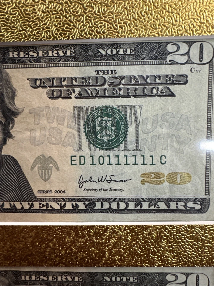 (( TRUE BINARY - NEAR SOLID - 7 OF A KIND )) (3) $20 1s /5s/6s - Image 3 of 4