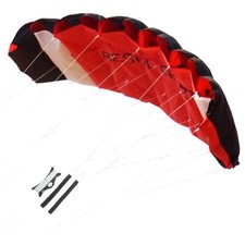Huge 73inch Dual Line Parachute Stunt Kite With Flying Tools 1.8m Power Paraf...