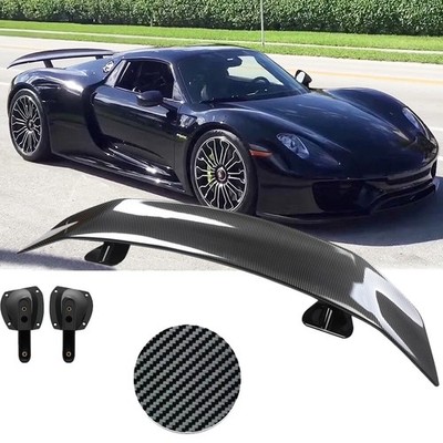 For Porsche 911 Carrera Carbon Fiber 46 Car Rear Trunk Spoiler Lip Wing Racing