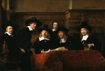 Rijnvanrembrandt De Staalmeesters Sonne Kunstdruck Poster Wanddeko Premium Center