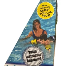 Aqua Swim School Arm Floats Adjustable Level 3 Maximum 30-50 Lbs