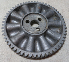 Industrial Machine Age Salvage Aluminum Gear Steampunk Altered Art Robot Decor