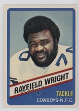 1976 Wonder Bread All-Star Series Rayfield Wright #8 HOF 05v0