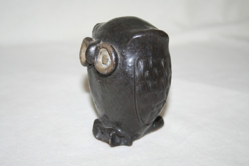 VTG OWL OCARINA 3 HOLE FLUTE NICE MELLOW TONE BARN SCREECH SNOWY BIRD OF PREY - Picture 8 of 16