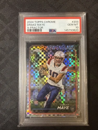 2024 TOPPS CHROME 203 DRAKE MAYE X-FRACTOR