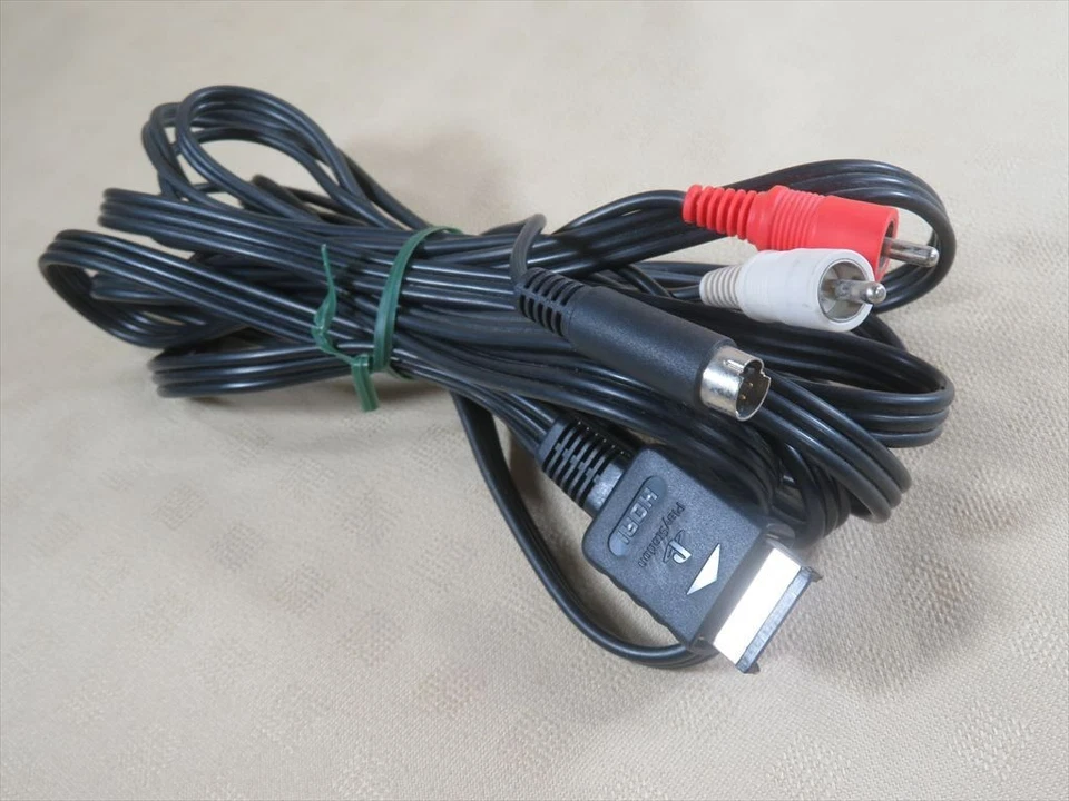 SONY playstation PS PS1 PS2 S cable stereo av Japan HORI official game authentic - Image 2 of 4