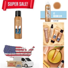 Flawless 4.4 Oz Spray-On Medium Glow Leg Makeup for Imperfection-Free Skin