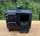 Vintage Dollhouse Miniature Vintage Style Wood Stove 1985 Imperfect paint — photo 10