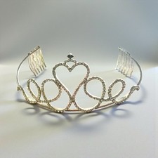David  s Bridal Tiara Collection Headpiece Rhinestone Headband Silver