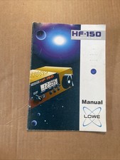 Manuale utente originale per ricevitore radio onde corte Lowe HF-150 spedizione CA buono!