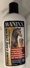 Banixx Wound Care Cream With Marine Collagen Soothing Relief for Wounds 8oz
