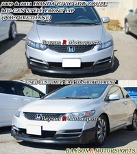 Fits 09-11 Honda Civic 2dr Mu-gen Style Front Lip (Urethane)