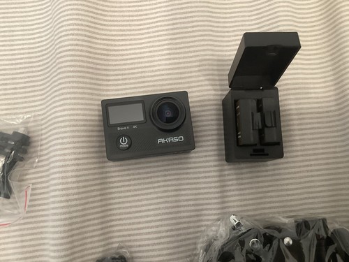 Akaso Brave 4 4K action Camera with Mounts And Accessories