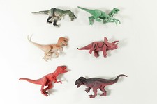ZESTAW 6 SZTUK - FIGURKI DINOZAURÓW NOWA ZABAWA DINOZAUR RAPTOR DINOSAURIA
