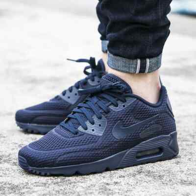 Nike Air Max 90 Ultra BR Breathe Bleu marine minuit Taille UK