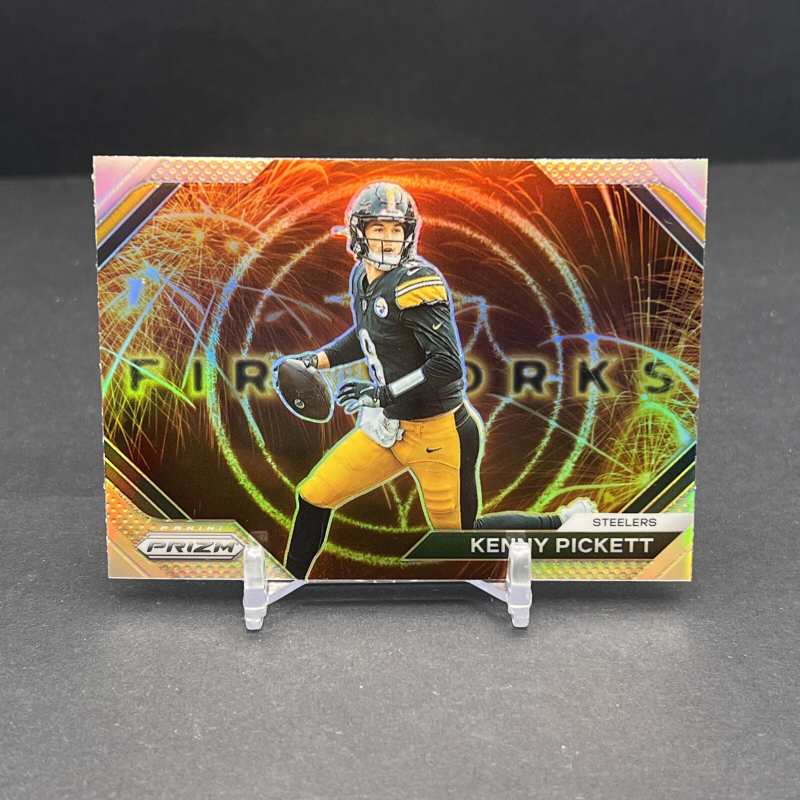 2023 Panini Prizm Kenny Pickett F9 Fireworks Silver Prizm Steelers AT1 eBay
