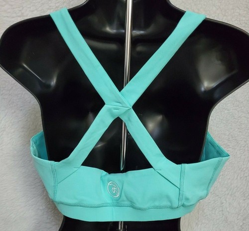 Womens Sports Bra Shirt Top Blouse Size 1XL WMO Wear Me Out Green NEW - Picture 6 of 6