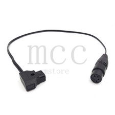 D-Tap to 4 Pin XLR Female Adapter Power Cable For DSLR Camera 24"
