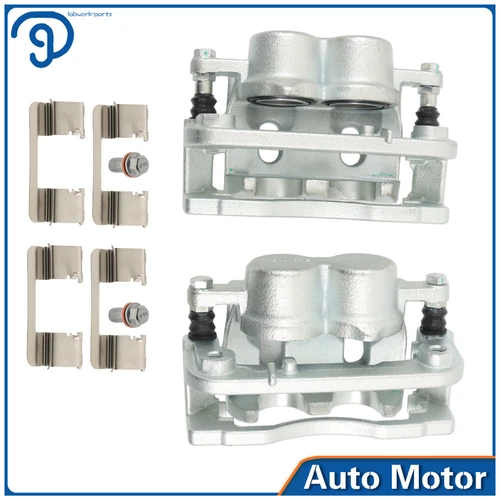 2X Front LH & RH Disc Brake Calipers For 05-08 Chevrolet GMC 07-08 Cadillac