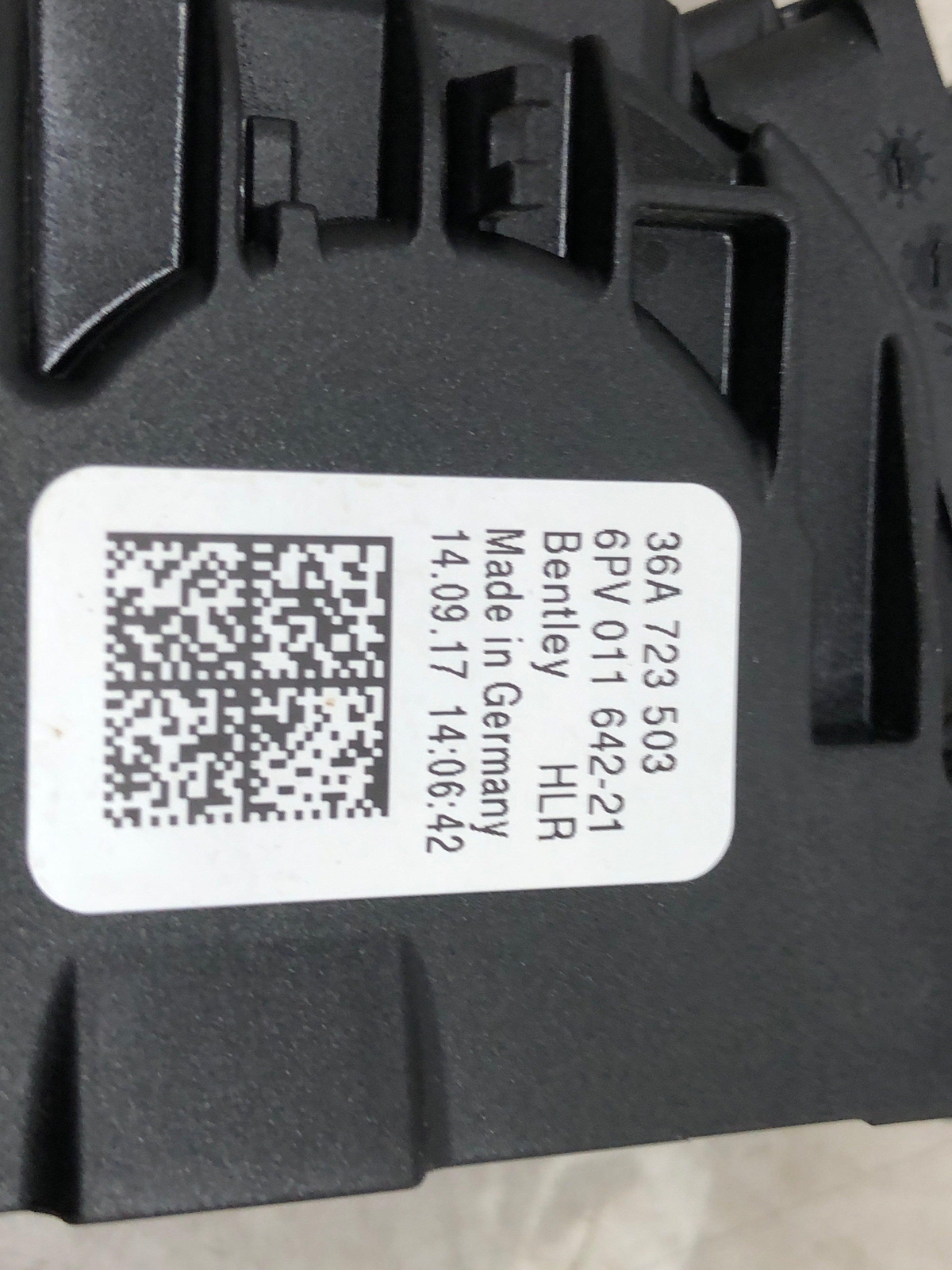2016-2020 BENTLEY BENTATGA ELECTRONIC ACCELERATOR THROTTLE GAS PEDAL 36A723503