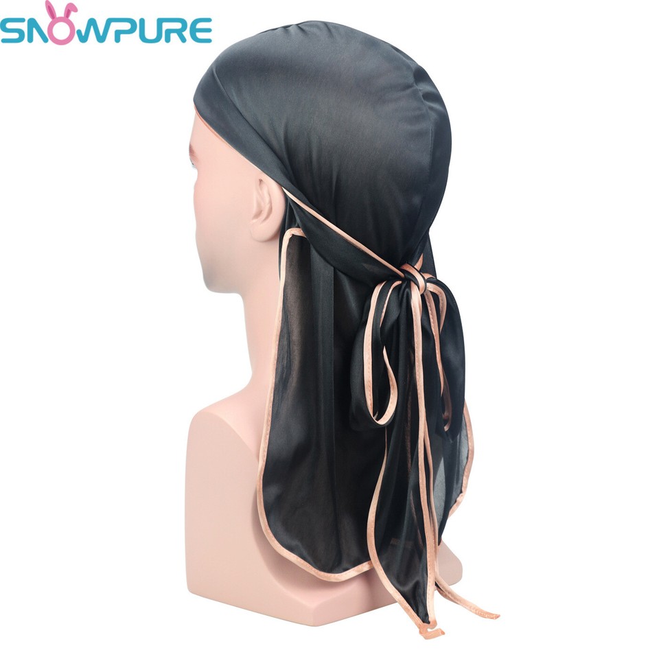 Arab Men Women Hijab Long Tail Scarf Cap Pirate Hat Muslim Turban