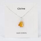 Raw Citrine Necklace - New