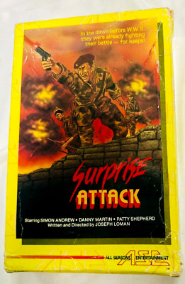 Surprise Attack (VHS) All Seasons Entertainment- BIG BOX Simon Andrew - NEW