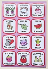 Valentine's Day Sticker sheet