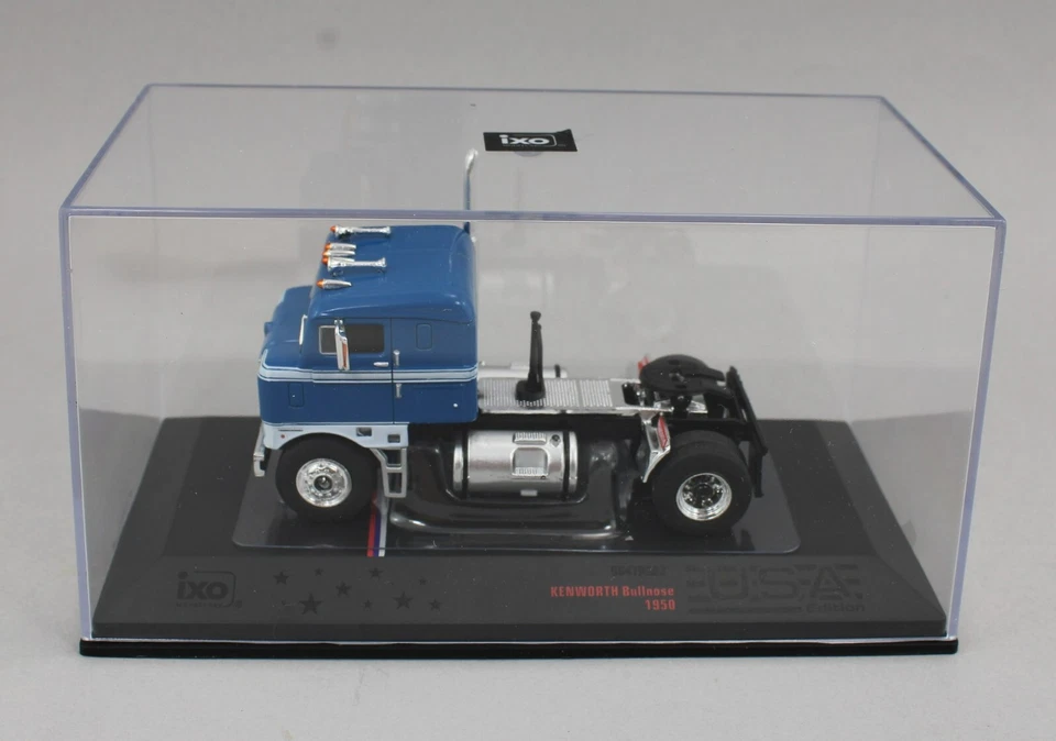 1:64 IXO Models *BLUE & WHITE* 1950 Kenworth Bullnose COE Semi Truck *NIB* - Image 2 of 4
