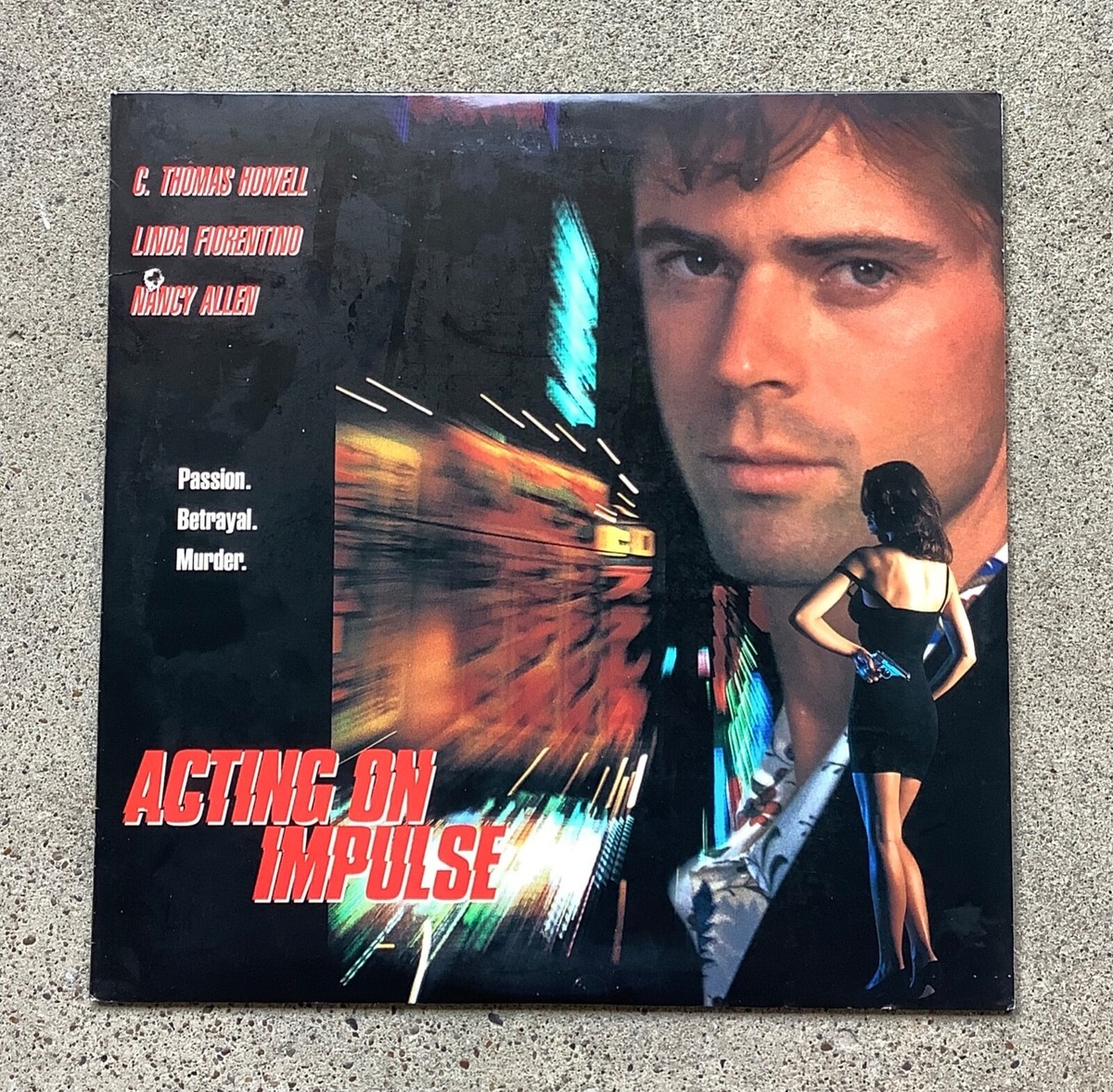 Acting On Impulse Laserdisc 90s Thriller C. Thomas Howell Nancy