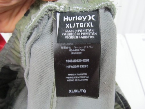 NWT Hurley CAMO Joggers Sweats Sweatpants Loungewear Pants Multicolor XL track - Picture 8 of 12