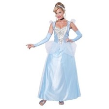 LICENSED DISNEY CLASSIC CINDERELLA ADULT HALLOWEEN COSTUME WOMEN'S SIZE MEDIUM