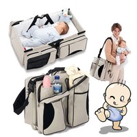 2in1 Crib Bassinet Portable Nursery Bed Diaper Bag Baby Infant Foldable Travel 2in1 Crib Bassinet Portable Nursery Bed Diaper Bag Baby Infant Foldable Travel