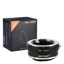 K F Concept adapter for Minolta MD mount lens to Canon EOS M camera M1 M2 M3 M5